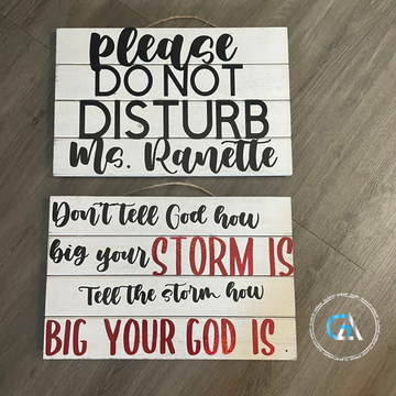 Personalized Wood Signs